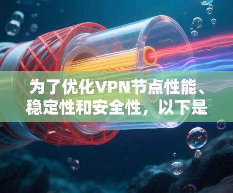 为了优化VPN节点性能、稳定性和安全性,以下是一些推荐的工具和方法,帮助您根据需求进行调整 为了优化VPN节点性能、稳定性和安全性,以下是一些推荐的工具和方法,帮助您根据需求进行调整