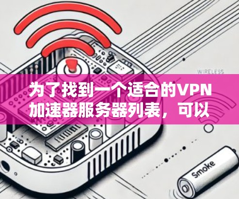 为了找到一个适合的VPN加速器服务器列表，可以按照以下步骤进行