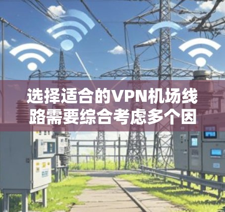 选择适合的VPN机场线路需要综合考虑多个因素,以确保既能满足您的需求,又能提供优质的服务体验。以下是根据您的需求整理的建议和步骤
