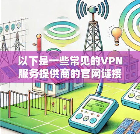 以下是一些常见的VPN服务提供商的官网链接