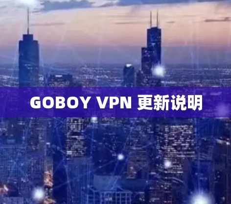 GOBOY VPN 更新说明 GOBOY VPN 更新说明