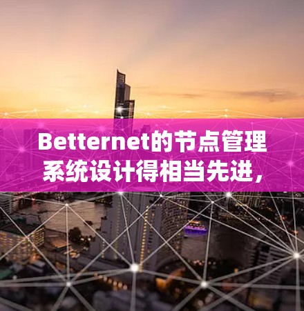 Betternet的节点管理系统设计得相当先进,能够满足用户的多样化需求。以下是对其节点管理的详细分析 Betternet的节点管理系统设计得相当先进,能够满足用户的多样化需求。以下是对其节点管理的详细分析
