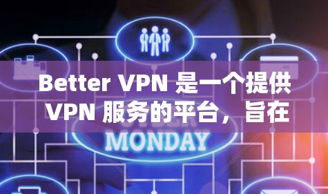 Better VPN 是一个提供 VPN 服务的平台,旨在帮助用户加密网络流量,保护隐私并访问受限制的内容。以下是一些关于 Better VPN 的详细信息 Better VPN 是一个提供 VPN 服务的平台,旨在帮助用户加密网络流量,保护隐私并访问受限制的内容。以下是一些关于 Better VPN 的详细信息