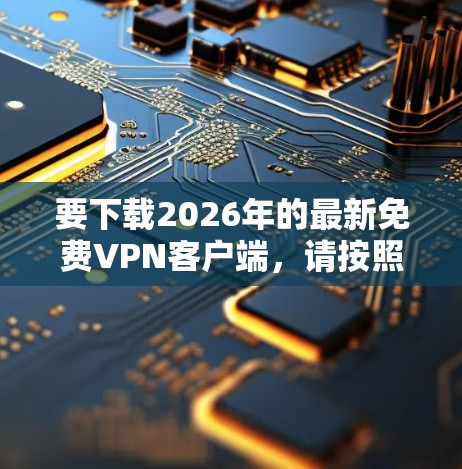 要下载2026年的最新免费VPN客户端,请按照以下步骤操作 要下载2026年的最新免费VPN客户端,请按照以下步骤操作