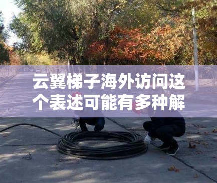 云翼梯子海外访问这个表述可能有多种解释，具体含义取决于云翼梯子指的是什么。如果你能提供更多的背景信息或明确云翼梯子的定义，我可以给出更准确的解释或建议